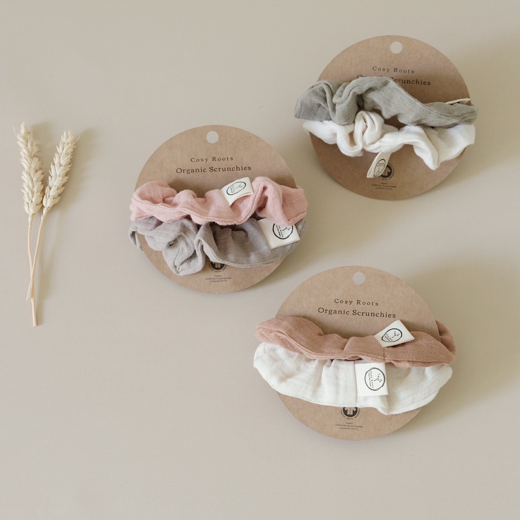 Organic Muslin Scrunchie