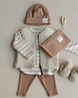 Organic Teddy Vest - Cream - SALE
