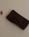 Organic Knit Headband - Chocolate Brown