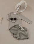 GOTS Organic Terry Shorts - Khaki