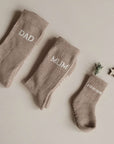 Organic Socks - DAD - Caramel