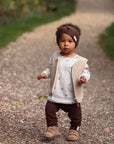 Organic Knit Headband - Chocolate Brown