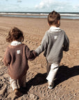 GOTS Organic Knit Cardigan - Walnut- S A L E