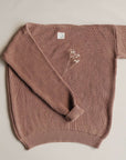 Organic Knit Pulli - MUM - Walnut - SALE - OVERSIZE FIT
