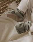 Organic Nicky Booties - Khaki