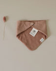 Organic Muslin Bibs - Walnut/Sand - SALE