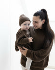 Organic Knit Pulli - MUM - Chocolate - REGULAR FIT