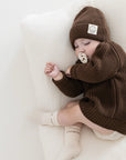 Organic Knit Beanie - Chocolate