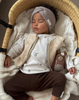 Organic Knit Headband - Caramel
