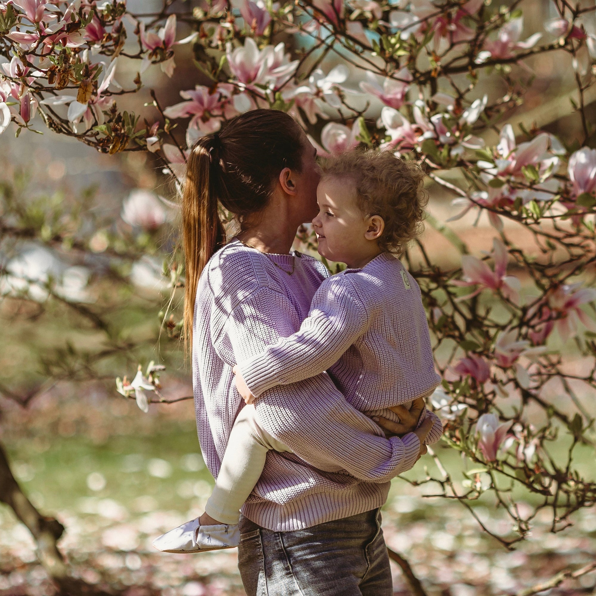 Organic MUM Knit Pulli - Lavender - Limited Edition!