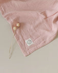 Organic Muslin Swaddle - Dusty Rose - 120x120cm