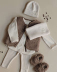 Organic Teddy Vest - Mocha - SALE