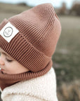 Organic Knit Beanie - Black