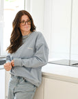 Family Sweatshirt -  MUM - Dusty Blue - Forever Bonded