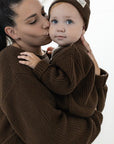 Organic Knit Pulli - MUM - Chocolate - REGULAR FIT