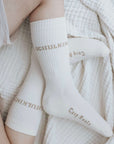 Organic Socks - SCHOOL CHILD - Sand
