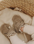 Organic Nicky Booties - Caramel