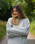 Family Sweatshirt - Mum - Grey Melange