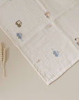 Organic Muslin Swaddle - Little Driver - 120x120cm