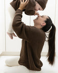Organic Knit Pulli - MUM - Chocolate - REGULAR FIT