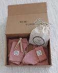 Large Gift Set - Rib Dusty Rose