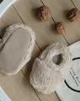 Organic Teddy Shoes - Cream