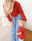 Family Sweatshirt - Vintage Red