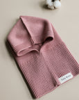 Organic Knit Balaclava - Dusty Rose