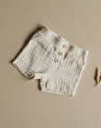 Organic Muslin Shorts - Sand