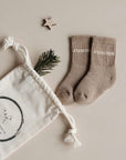 Organic Junior Socks - Oatmilk