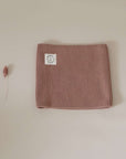 Organic Knit Scarf - Walnut - S A L E