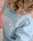 Family Sweatshirt - Dusty Blue - Forever Bonded