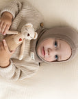 Organic Knit Balaclava - Caramel