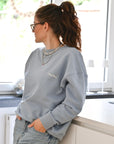 Family Sweatshirt -  MUM - Dusty Blue - Forever Bonded