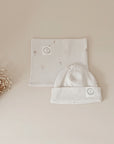 Organic Rib SET - Beanie & Scarf - Wildflowers