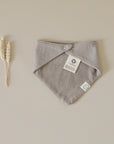 Organic Muslin Bibs - Dusty Rose/Caramel