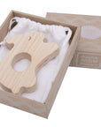 Natural Wooden Teether Rabbit