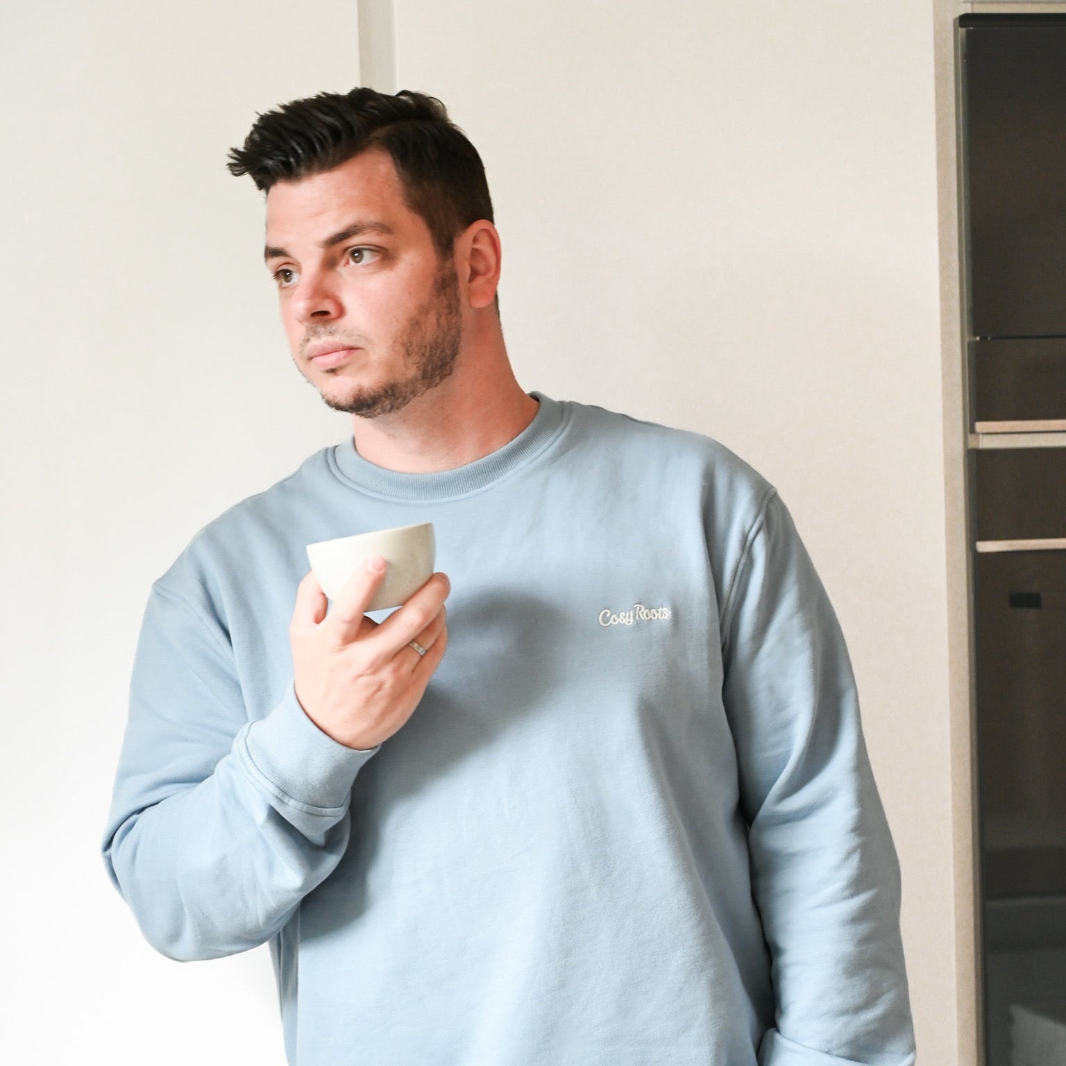 Family Sweatshirt - DAD - Dusty Blue - Forever Bonded