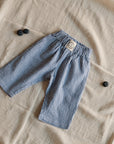 Organic Lounge Pants - Navy Striped