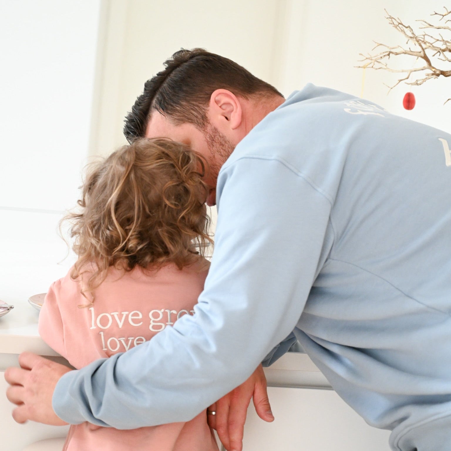 Family Sweatshirt - Dusty Rose - Love Grows