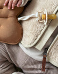 Organic Teddy Vest - Cream
