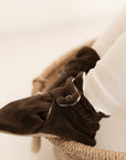 Organic Nicky Booties - Chocolate Brown