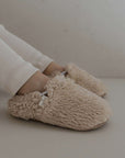 Organic Teddy Shoes - Cream - SALE