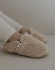 Organic Teddy Shoes - Cream