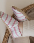 Vegan Shoes - Pink Striped