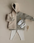 Organic Teddy Jacket - Cream