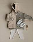 Organic Teddy Jacket - Cream - SALE