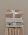 GOTS Organic Muslin Swaddle Set - Little Driver/Caramel - SALE