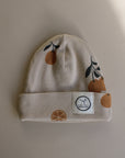 Organic Rib Beanie - Little Orange