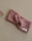 Organic Knit Headband - Dusty Rose